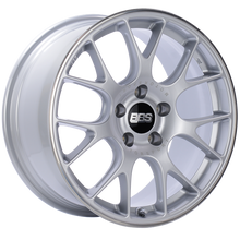 Load image into Gallery viewer, BBS CH-R 18x8 5x120 ET40 Brilliant Silver Polished Rim Protector Wheel -82mm PFS/Clip Required