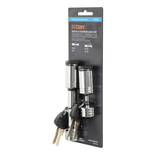 Load image into Gallery viewer, Curt Hitch &amp; Coupler Lock Set (2in Receiver 7/8in Latch)