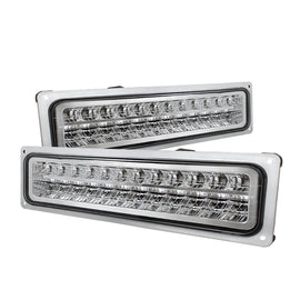 xTune Chevy C10 88-98 LED Bumper Lights Chrome CPL-CCK94-LED-C