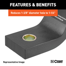 Load image into Gallery viewer, Curt Reducer Bushing (From 1-3/8in to 1-1/4in Shank Packaged)
