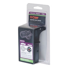 Load image into Gallery viewer, Curt Adapter (7-Way RV Blade to 6-Way Round Trailer Center Pin Brake Packaged)