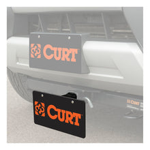 Load image into Gallery viewer, Curt Hitch-Mounted License Plate Holder (Fits 2in Receiver)