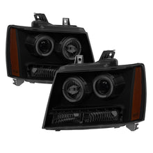 Load image into Gallery viewer, xTune Chevy Suburban 1500/2500 07-14 Halo Projector w/LED Headlights Smoked PRO-JH-CSUB07-LED-BSM