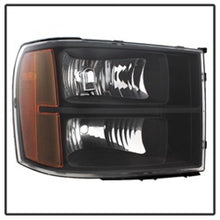 Load image into Gallery viewer, xTune GMC Sierra 07-13 Crystal Headlights Black HD-JH-GSIE07-AM-BK