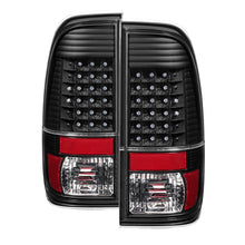 Load image into Gallery viewer, xTune Ford F150 Styleside 97-03 / F250/350/450/550 99-07 LED Tail Lights Black ALT-JH-FF15097-LED-BK