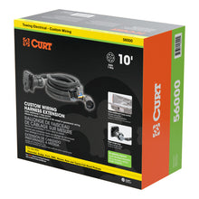 Load image into Gallery viewer, Curt 99-18 Ford F-450 Super Duty 10ft Harness Extension (Adds 7-Way RV Blade to Truck Bed 10 Pack)