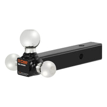 Load image into Gallery viewer, Curt Multi-Ball Mount (2in Solid Shank 1-7/8in 2in &amp; 2-5/16in Chrome Balls)