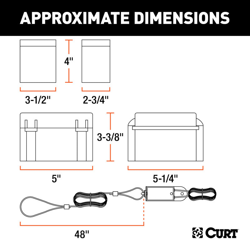 Curt Soft-Trac 1 Breakaway Kit