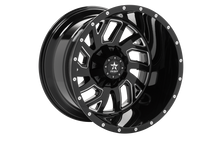 Load image into Gallery viewer, RBP 65R Glock 22x14 Blank BP / -76mm Offset 78mm CB Gloss Black w/Machined Grooves Wheel