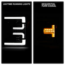 Load image into Gallery viewer, Spyder Ford F-250/F-350/F450 Super Duty 17-18 Projector Headlights Black PRO-YD-FS17-SBSEQ-BK