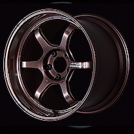 Advan R6 18x9.0 +25 5x114.3 Racing Copper Bronze Wheel