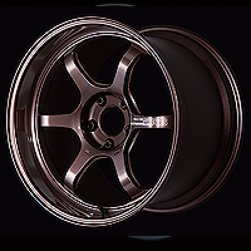 Advan R6 18x12.0 +25 5-114.3 Racing Copper Bronze Wheel