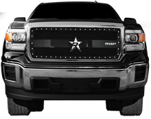 Load image into Gallery viewer, RBP RX-3 Series Studded Frame 1pc. Grille 15-17 GMC Sierra HD 2500/3500 - Black