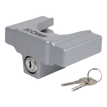 Load image into Gallery viewer, Curt Trailer Coupler Lock for 1-7/8in or 2in Flat Lip Couplers (Grey Aluminum)