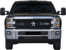 Load image into Gallery viewer, RBP RX-3 Series Studded Frame 1pc. Grille 15-17 Chevrolet Silverado HD 1500 - Black