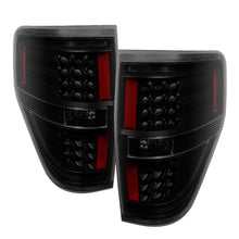 Load image into Gallery viewer, xTune Ford F150 09-14 LED Tail Lights Black Smoke ALT-JH-FF15009-LED-BSM