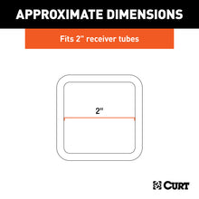 Load image into Gallery viewer, Curt Raw Steel Receiver Tube Reinforcement Collar (Fits 2in Receiver)