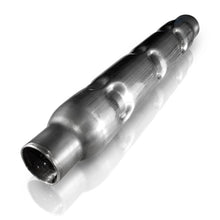 Load image into Gallery viewer, Stainless Works 2in CHAMBERED ROUND MUFFLER (MILL FINISH)