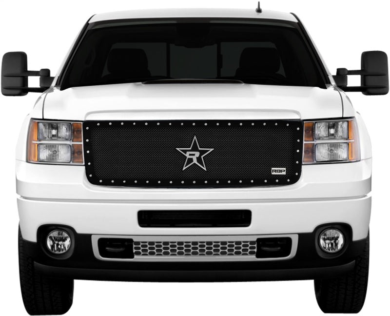 RBP RX-5 Halo Series Studded Frame 1pc. Grille 10-13 Toyota Tundra All (Incl. Platinum/Ltd) - Black