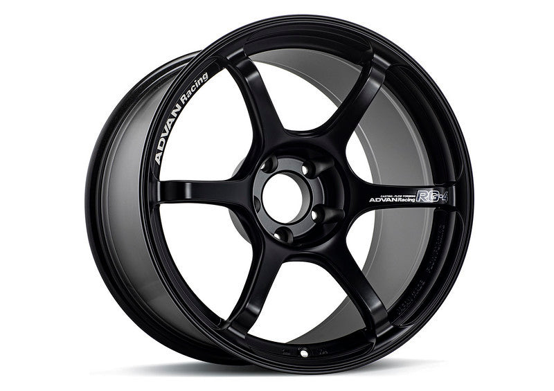 Advan RG-4 18x7.5 +50 5x100 Semi Gloss Black Wheel