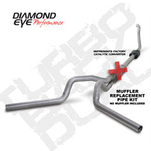 Load image into Gallery viewer, Diamond Eye KIT 4in Turbo Back MFLR RPLCMENT PIPE DUAL ALUM94-97 5 7 3L F250/F350 PWRSTROKE NFS