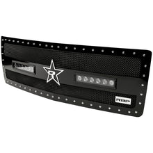 Load image into Gallery viewer, RBP RX-3 Midnight Edition Black LED Bar Grille (Studded) 14-15 Chevy Silverado 1500