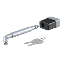 Load image into Gallery viewer, Curt 1/2in Hitch Lock w/5/8in Adapter (1-1/4in or 2in Receiver Deadbolt Chrome)