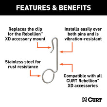 Load image into Gallery viewer, Curt Rebellion XD Replacement Clip