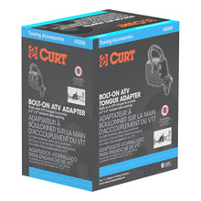Load image into Gallery viewer, Curt Bolt-On ATV Tongue Adapter w/2in Receiver