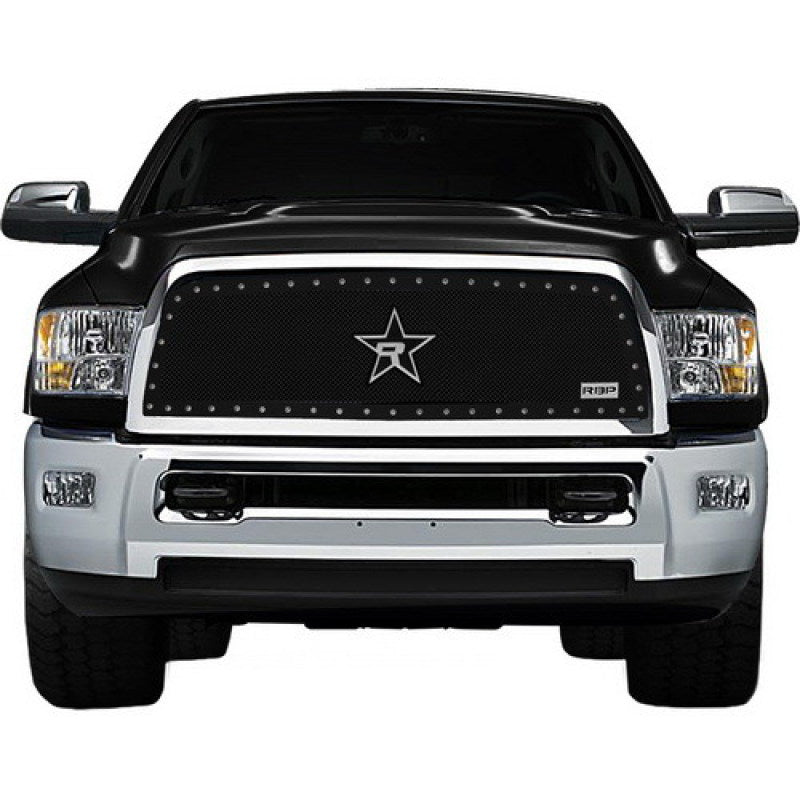 RBP RX-5 Halo Series Studded Frame 1pc. Grille 10-12 Dodge Ram 2500/3500 - Black