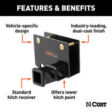 Load image into Gallery viewer, Curt RV Bumper Hitch w/2in Receiver (Fits 2in x 4in Bumper Beams)