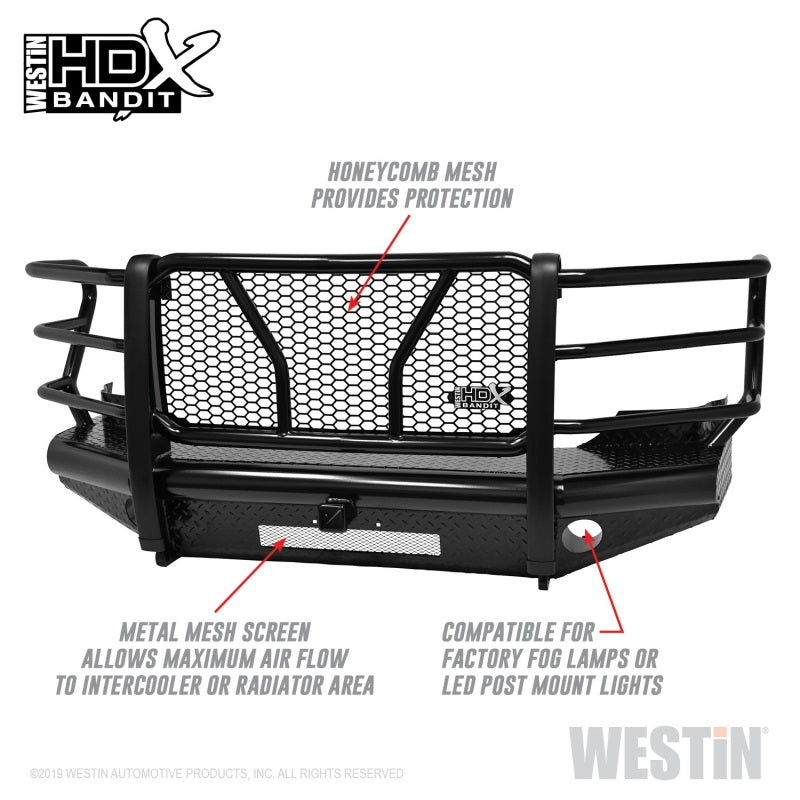 Westin/HDX Bandit 11-16 Ford F-250 / F-350 Front Bumper - Black