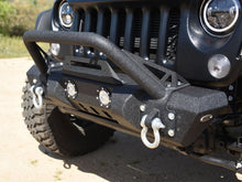 Load image into Gallery viewer, DV8 Offroad 07-18 Jeep Wrangler JK/JL FS-11 Stubby Mid Length Steel Front Bumper w/ Winch Plate