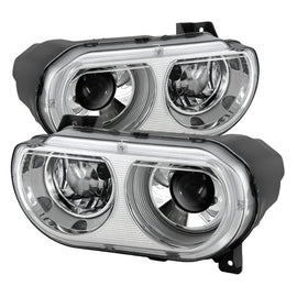 xTune Dodge Challenger 08-14 Xenon Hid Model Only Projector Headlamps Chrome HD-JH-DCHAL08-HID-C
