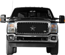 Load image into Gallery viewer, RBP RX-5 Halo Series Studded Frame 1pc. Grille 11-16 Ford Super Duty F250/F350 - Black