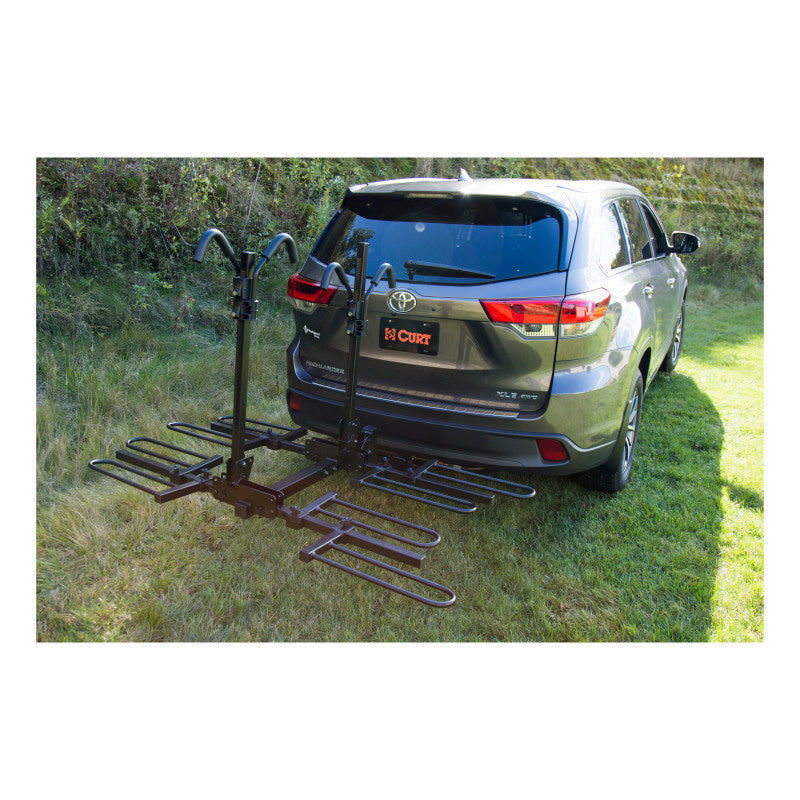 Curt Tray-Style Hitch-Mounted Bike Rack (4 Bikes 2in Shank)