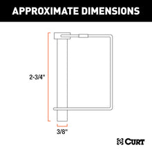 Load image into Gallery viewer, Curt 3/8in Safety Pin (2-3/4in Pin Length Packaged)