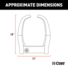 Load image into Gallery viewer, Curt Wheel Chock Lock (Yellow Powder Coat)