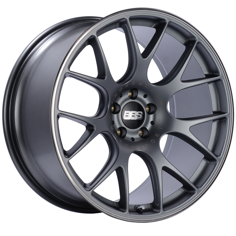 BBS CH-R 20x10.5 5x120 ET35 Satin Black Polished Rim Protector Wheel -82mm PFS/Clip Required