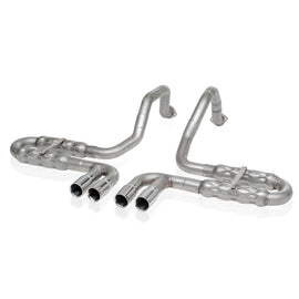 Stainless Works 1997-04 Corvette C5 2-1/2in Axle Back Quad Rolled Edge Tips