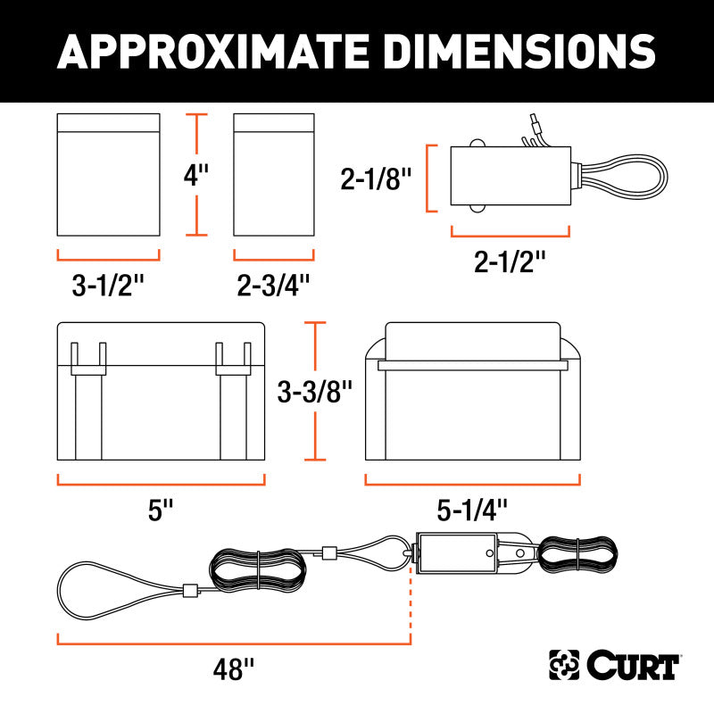 Curt Soft-Trac 1 Breakaway Kit w/Charger