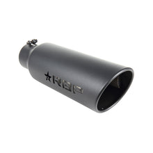 Load image into Gallery viewer, RBP RX-7 High Heat Textured Exhaust Tip Inlet 4in. / Outlet 6in. / Length 18in. - Black