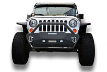 Load image into Gallery viewer, DV8 Offroad 07-18 Jeep Wrangler JK FS-16 Steel Stubby Front Bumper w/ Fog Lights