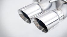Load image into Gallery viewer, Stainless Works 2016-18 Cadillac CTS-V Sedan Axle Back System Dual-Mode Turbo Mufflers 4in Tips