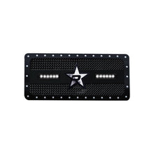 Load image into Gallery viewer, RBP RX-3 Midnight Edition Black LED Bar Grille (Studded) 07-17 Jeep JK Wrangler (All Models)