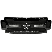Load image into Gallery viewer, RBP RX-3 Midnight Edition Black LED Bar Grille (Studded) 17 Ford Super Duty F250/F350 w/Front Camera