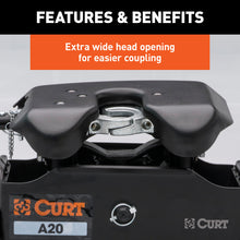 Load image into Gallery viewer, Curt A20 5th Wheel Hitch w/ GM Puck System Legs - 2020 Chevrolet Silverado/GMC Sierra 2500/3500HD