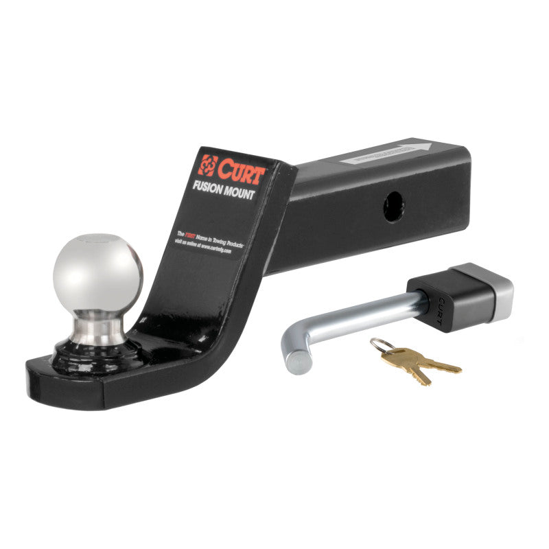 Curt Towing Starter Kit w/2in Ball (2in Shank 7500lbs 4in Drop)