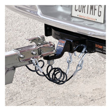 Load image into Gallery viewer, Curt 44in Safety Cables w/2 Snap Hooks (7500lbs Vinyl-Coated 2-Pack)