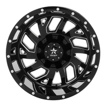 Load image into Gallery viewer, RBP 65R Glock 20x12 8x170 BP / 4.75 BS / -44mm Offset 129mm CB Gloss Black w/Machined Grooves Wheel